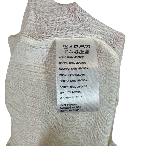 NEW NWT Free People Sun Bleached Fringe Long Line Open Front Kimono - Picture 2 of 10